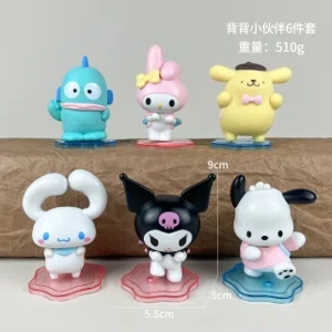 Sanrio Backpack Friends Figures 6 Types
