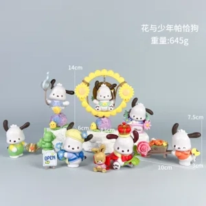 Sanrio Flowers and Youth Pochacco Figures 7 Types