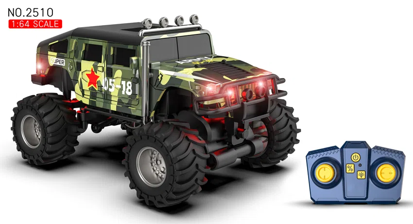 1:64 Alloy Climbing Car (2.4G Battery Included Dump Truck)