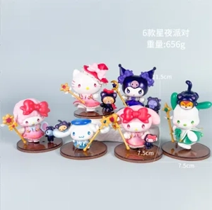 Sanrio figure starry night party 6 models