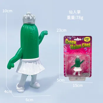 Shan Hai Jing Stick Figure Series 5-inch Cucumber Chef