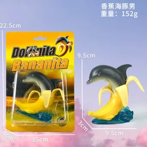Shan Hai Jing Figurine Banana Dolphin Man