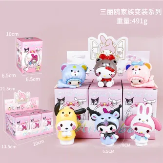Sanrio figure family costume series 6 models