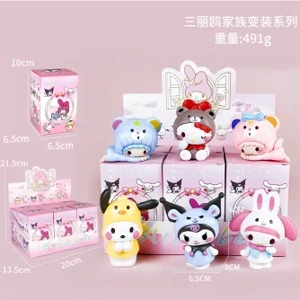 Sanrio figure family costume series 6 models