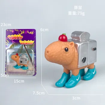 Shan Hai Jing Stick Figure Series 5-inch Sports Capybara