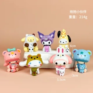 Sanrio 4th Generation My Melody Hugging Friends Figures 7 Types