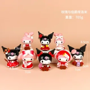 Sanrio Figurine Rose and Count My Melody 8 types