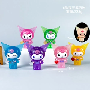 Sanrio Figurine Night Glow Kuromi 6 types