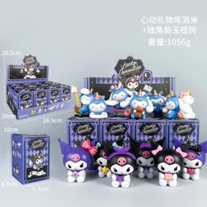 Sanrio Cinnamoroll Cos Unicorn Heartwarming Kuromi Figurine