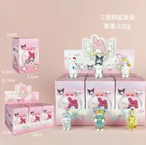 Sanrio Figurine Standing Shark Cat 6 types