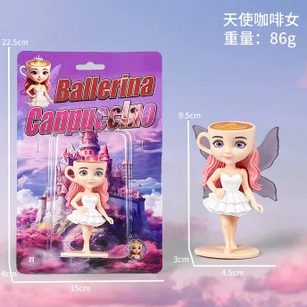 Shan Hai Jing Figurine Angel Coffee Woman