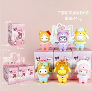 Sanrio Figurine Family Latte 6 Pieces