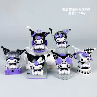 Sanrio figure Diablo Story Kuromi 6 models
