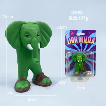 Shan Hai Jing Stick Figure Series 5-inch Cactus Elephant