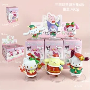 6 types of Sanrio figure Christmas market