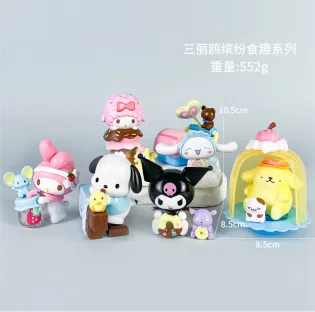 Sanrio Figurine Colorful Food Fun Series 6 types