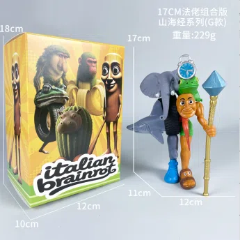 The ultimate pharaoh combination version of the wooden stick figure of the Classic of Mountains and Seas