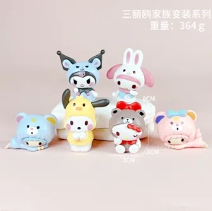 Sanrio figure family costume series 6 models