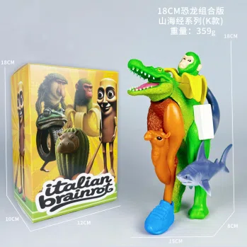 Shanhai Jing figure crocodile camel combination version