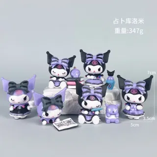 Sanrio divination Kuromi figure set of 6 pieces