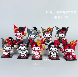 Sanrio Poker Kingdom Kuromi Figures 9 Types