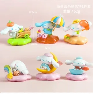 Sanrio figure scene cloud Pacha dog 6 models