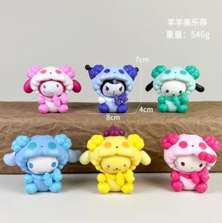 Sanrio Figurine 3rd Generation 6 types My Melody