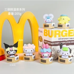 Sanrio Figurine Hot Springs Series 6 Pieces