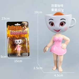 Shanhai Jing Wooden Stick Man Series 5-inch Ballet Coffee