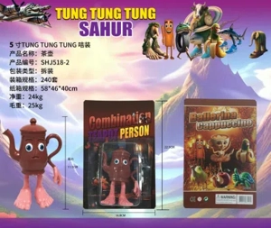 Shan Hai Jing Stick Figure Series 5-inch Banana Dolphin