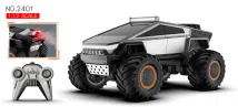 Cyberpunk Pickup Off-Road Monster Truck (Silver)