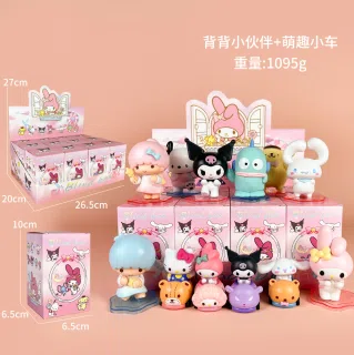 Sanrio Backpack Friends 4 Cute Little Car Figures 12 Types