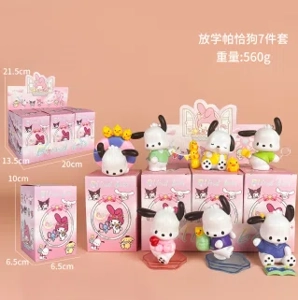 Sanrio 2nd Generation Pochacco Going to School Figures 7 Types