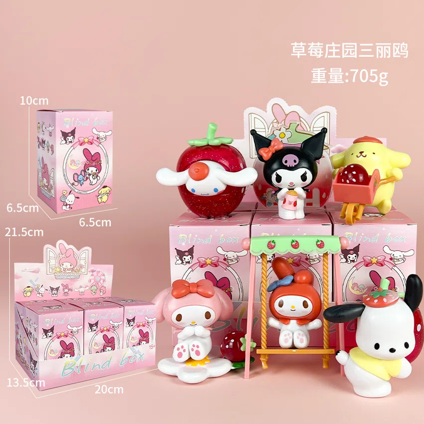 Sanrio Figure Strawberry Manor 6 Versions