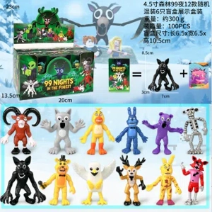 Forest 99 Nights Figurine Blind Box with Cards 6 Types