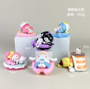 Sanrio Sleep Melody Figure B 6-piece set