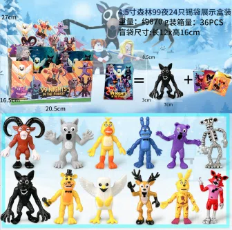 Forest 99 Nights Figurine Blind Bags with Cards Display Box 24 Pieces