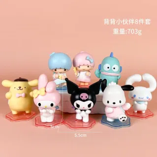 Sanrio Backpack Friends Figures 8 Types