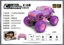 1:16 Monster Truck Pink Jeep Climbing Car