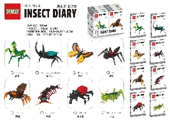 Insect Diary Building Blocks