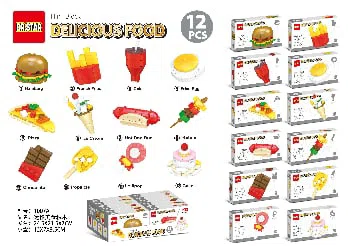Mini gourmet building blocks