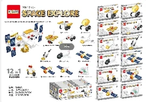 Space exploration blocks