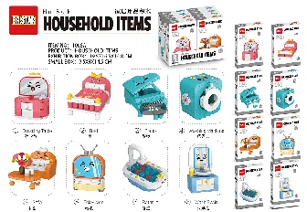 Household Item Building Blocks