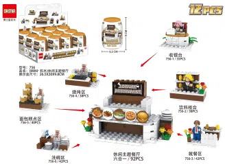 MINI Brick Surprise Jar - Casual Theme Restaurant