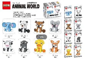Animal World Building Blocks
