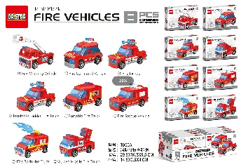 Fire Rescue Vehicle Building Blocks