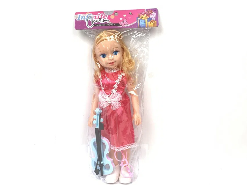 New 18 inch Fat Doll (IC, Glasses, Guitar)