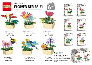 Insects and Flowers Building Blocks
