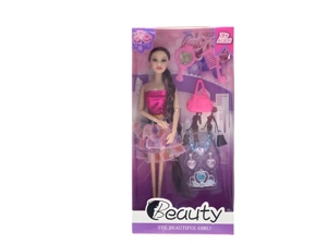 Fashion Jointed Long Braid Barbie (11 Inch Solid)