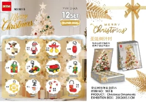 Christmas Ornament Blind Box Building Blocks